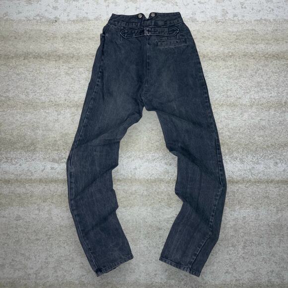 Vintage Western Outfitters Buckleback Jeans Regular Tapered Leg Smoke Black 90s - Picture 1 of 4